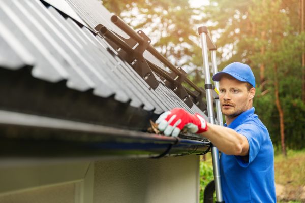 Business Gutter Cleaning in Hudson